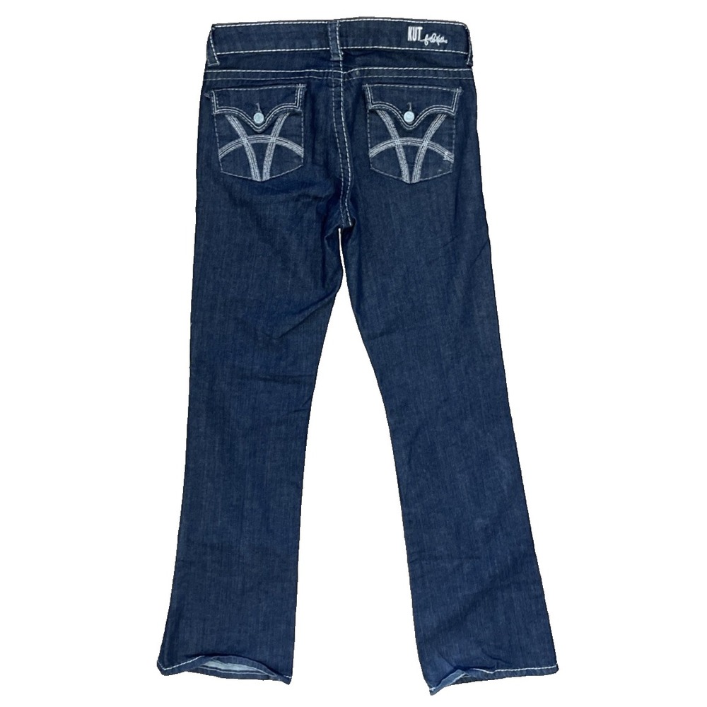 Kut From The Cloth Natalie High Rise Jeans Women's 6 Boot Cut Dark Denim